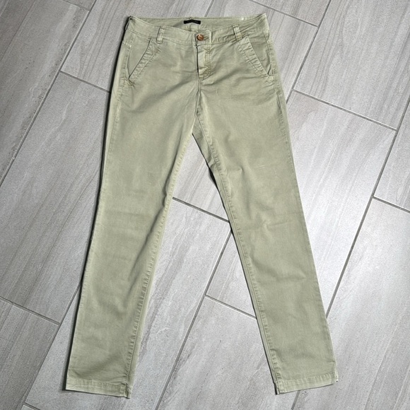 Massimo Dutti Women Cotton Trousers - - Picture 1 of 7